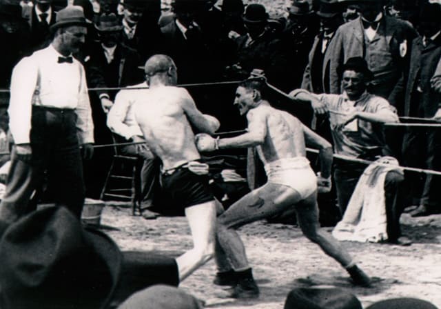 Bob Fitzsimmons vs Peter Maher